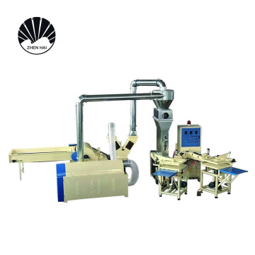 Automatic polyester fiber pillow filling machine, fiber pillow making machine